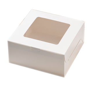 Dessert Box With Window Wholesale | 16 × 16 × 7.5 CM Dessert Box With Window Wholesale | 16 × 16 × 7.5 CM